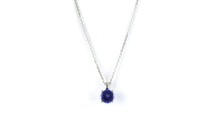 content/products/4-Prong Solitaire Tanzanite Necklace in White Gold (0.94cts TWT)