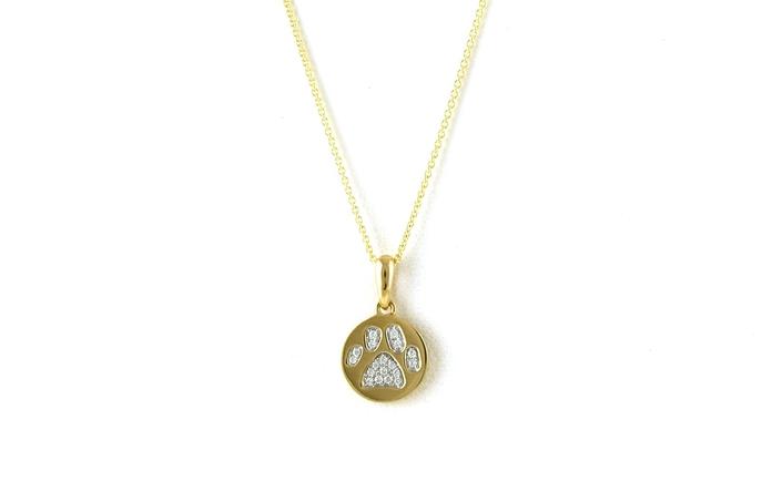 content/products/Pave Diamond Paw Print Necklace in Yellow Gold (0.06cts TWT)