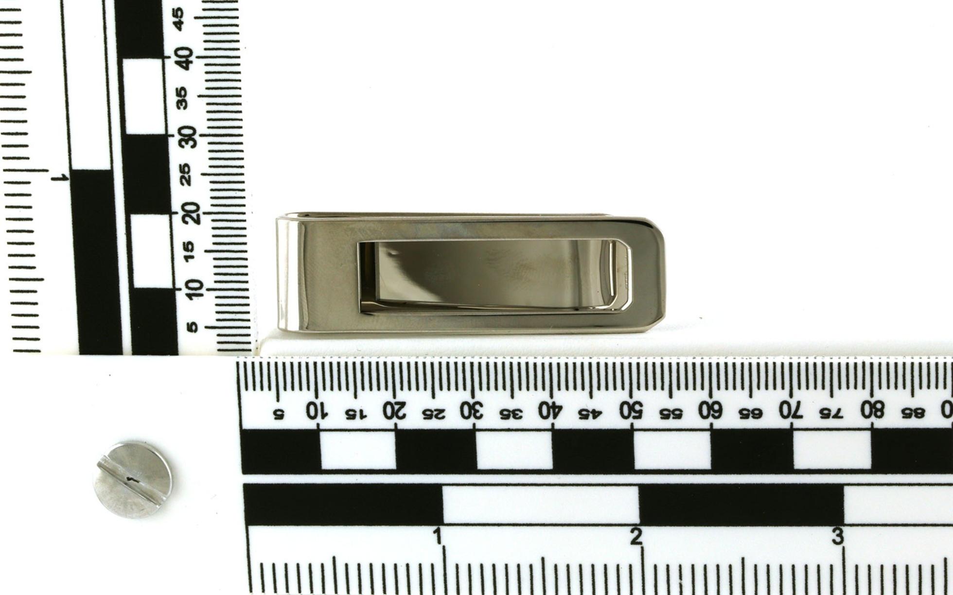 Money Clip in Sterling Silver Scale