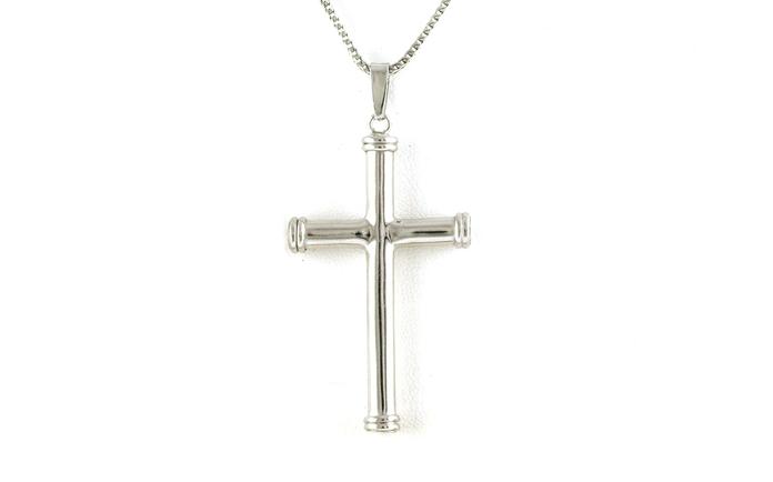 content/products/Large Cross Necklace in Sterling Silver