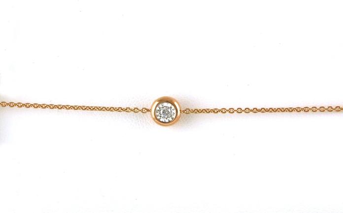 content/products/Illusion-set Solitaire Diamond Bracelet in Two-tone Rose and White Gold (0.06cts)