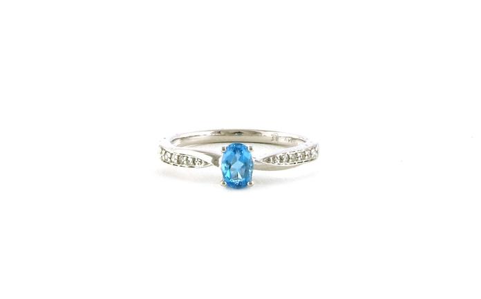 content/products/Twist Oval-cut Blue Topaz and Diamond Ring in White Gold (0.60cts TWT)