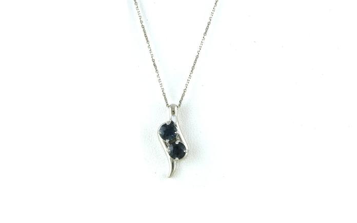 content/products/2-Stone Swoop Montana Sapphire Necklace in White Gold (1.21cts TWT)