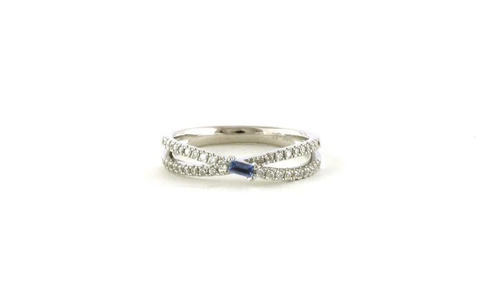 content/products/Crossover Baguette-cut Montana Yogo Sapphire and Diamond Ring in White Gold (0.26cts TWT)
