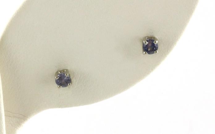 content/products/Blue Montana Sapphire Stud Earrings in 4-Prong Settings in Sterling Silver (0.25cts TWT)