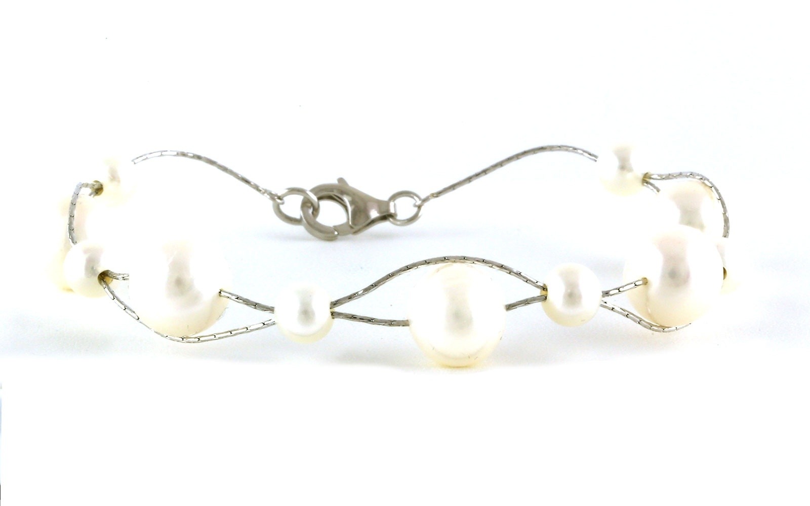 Pearl Illusion Bracelet in Sterling Silver