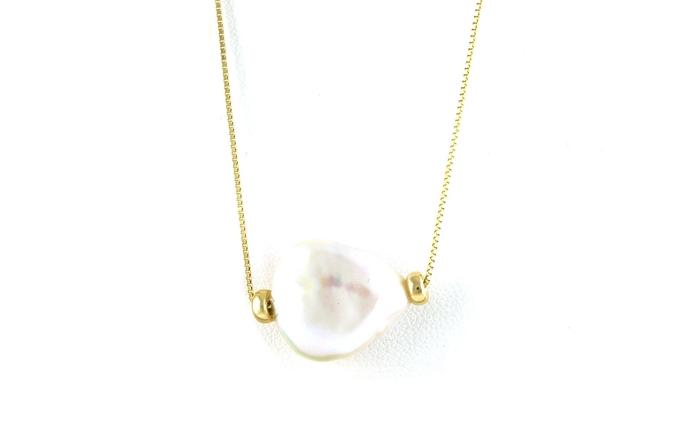 content/products/Solitaire "Keshi" Slide Pearl Necklace in Yellow Gold