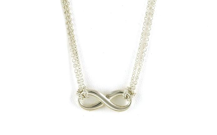 content/products/Estate Piece: Tiffany and Co. Circle Infinity Necklace with Double Chain in Sterling Silver