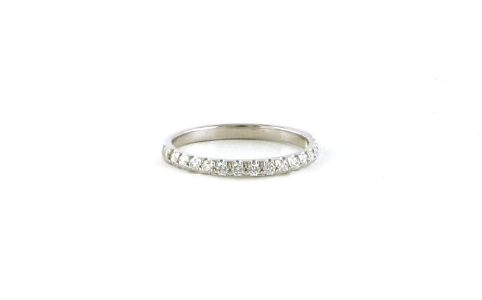 content/products/Estate Piece: 15-Stone Bead-set Wedding Band in White Gold (0.30cts TWT)