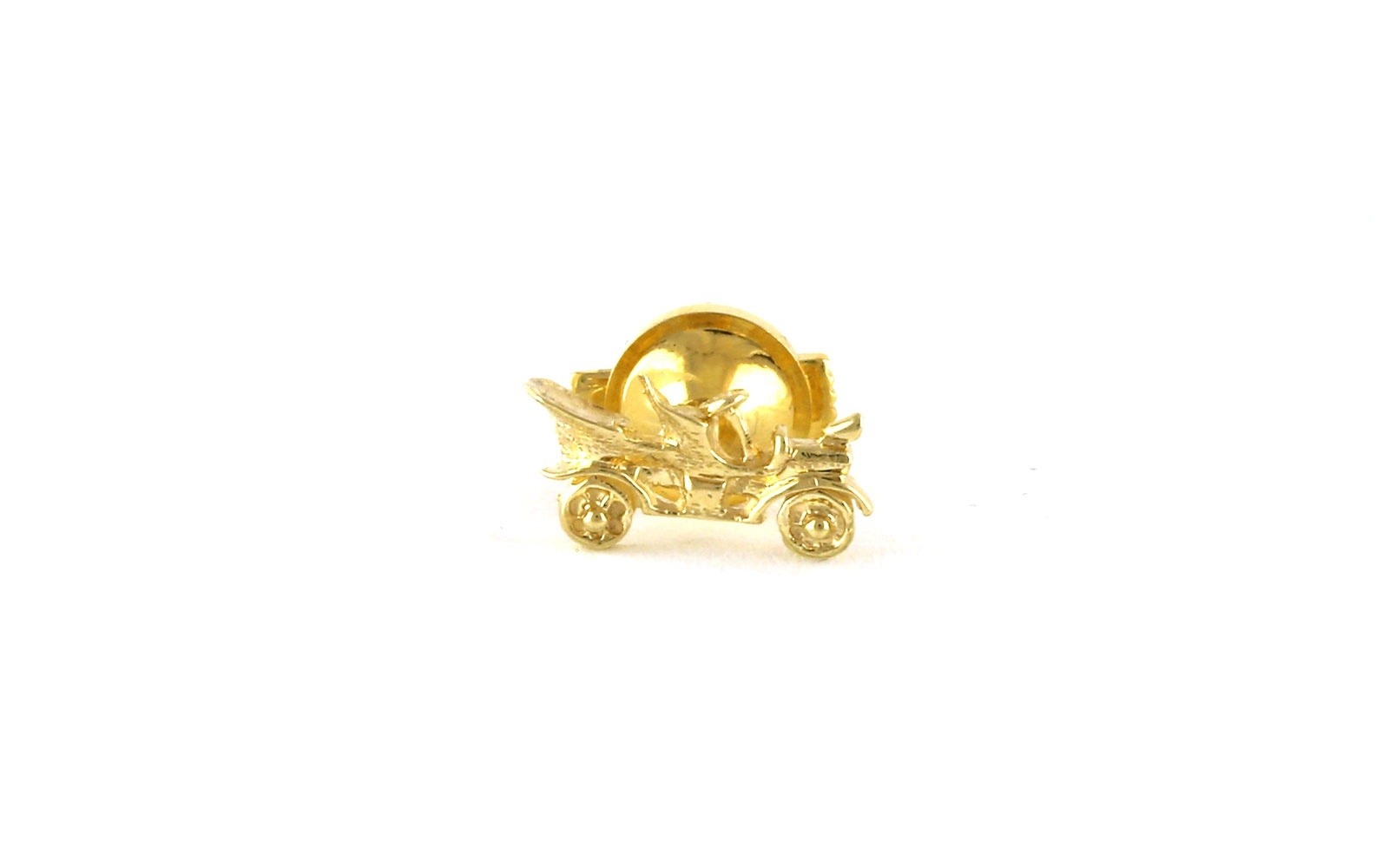 Estate Piece: Vintage Car Tie Pin in Yellow Gold