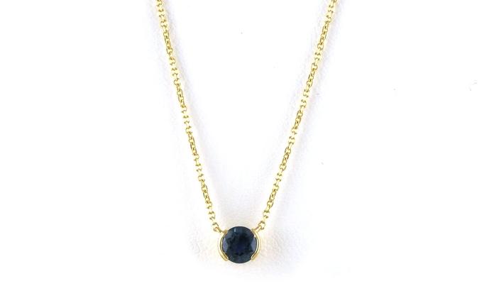 content/products/Split Bezel Solitaire-style Montana Sapphire Necklace in Yellow Gold (0.59cts)