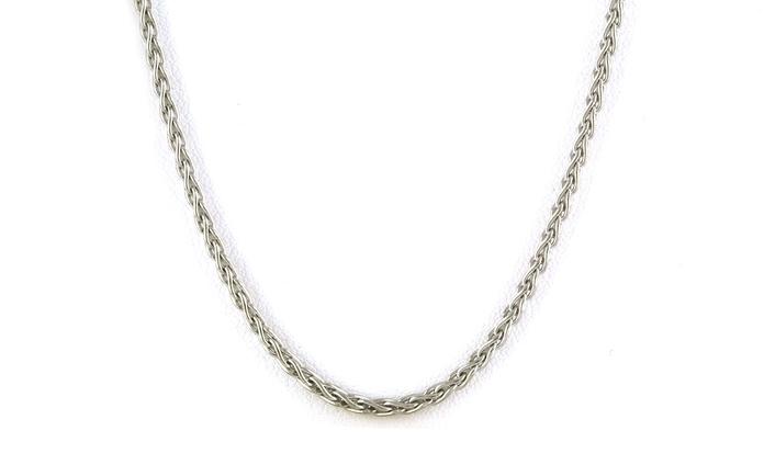 content/products/Estate Piece: Spiga Chain Necklace in White Gold (2.25 mm)
