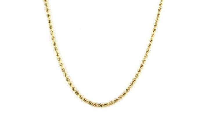 content/products/Estate Piece: Diamond Cut Rope Chain Necklace in Yellow Gold (1.85 mm)