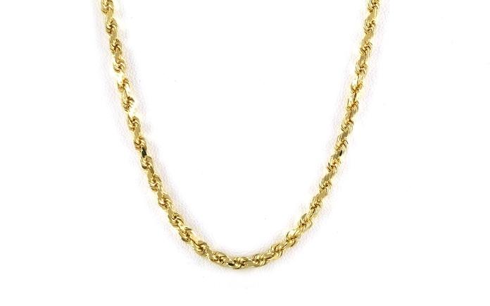 content/products/Estate Piece: Diamond Cut Rope Chain Necklace in Yellow Gold (2.4 mm)