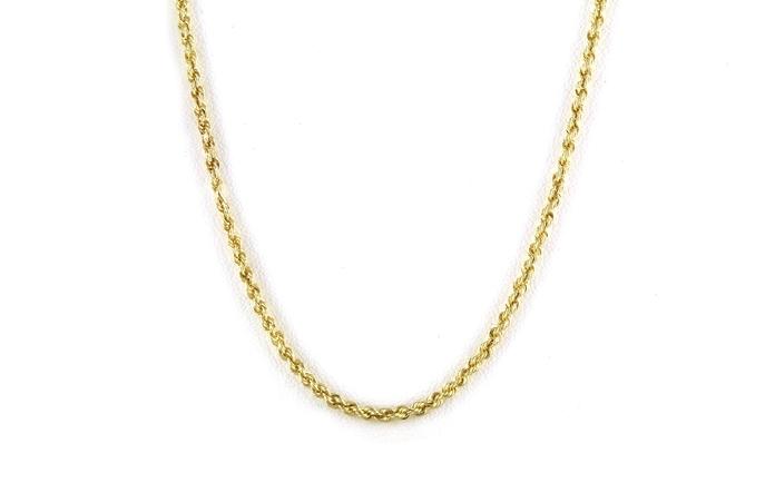 content/products/Estate Piece: Diamond Cut Rope Chain Necklace in Yellow Gold (1.9 mm)