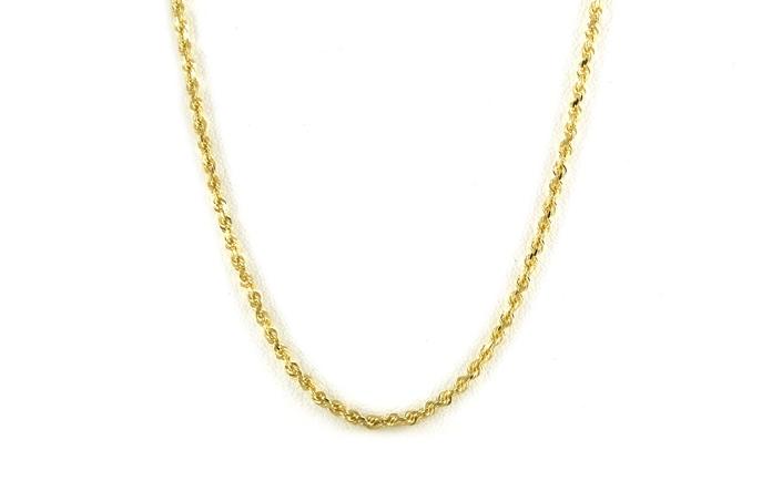 content/products/Estate Piece: Diamond Cut Rope Chain Necklace in Yellow Gold (1.75 mm)
