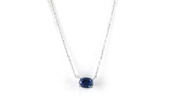 content/products/Landscape-set Oval Montana Yogo Sapphire Necklace in White Gold (0.70ct)