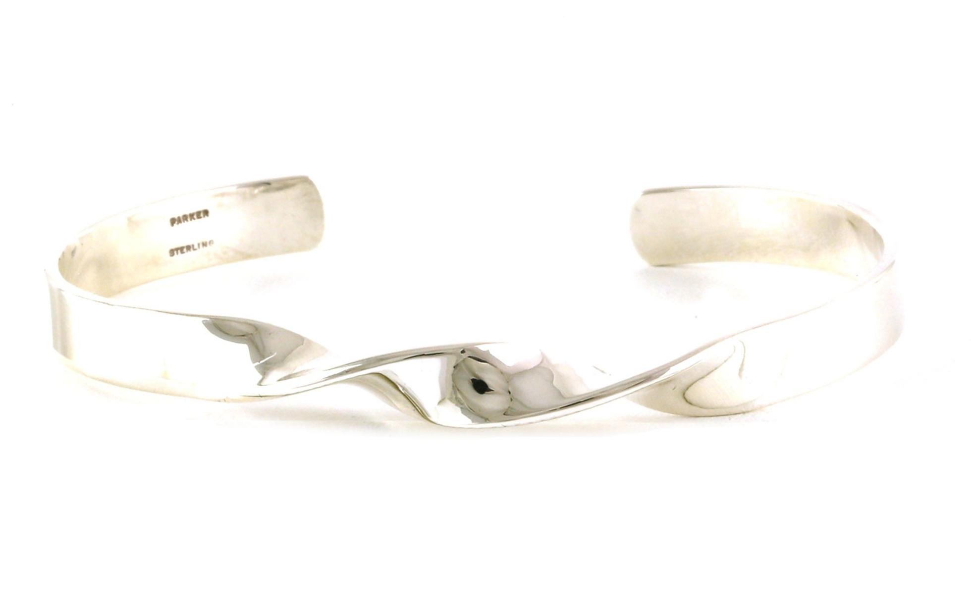Estate Piece: Twisted Cuff Bracelet in Sterling Silver