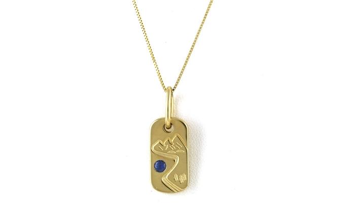 content/products/Dog Tag Mountain Montana Yogo Sapphire Necklace in Yellow Gold (0.12cts)