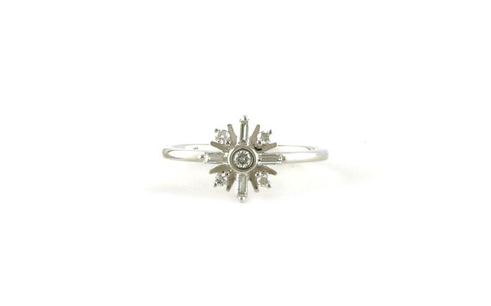 content/products/Starburst Baguette and Round-cut Diamond Ring in White Gold (0.26cts TWT)