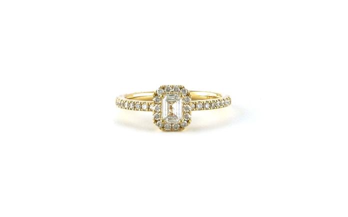 content/products/Halo-style Emerald-cut Diamond Engagement Ring in Yellow Gold (0.79cts TWT)