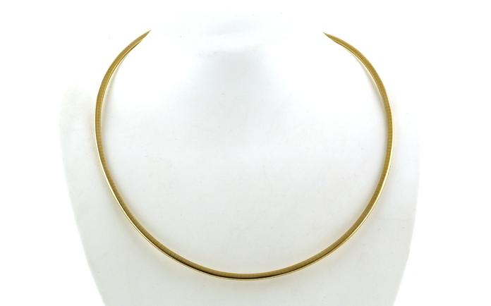 content/products/Estate Piece: Omega Chain Necklace in Yellow Gold (3.0 mm)