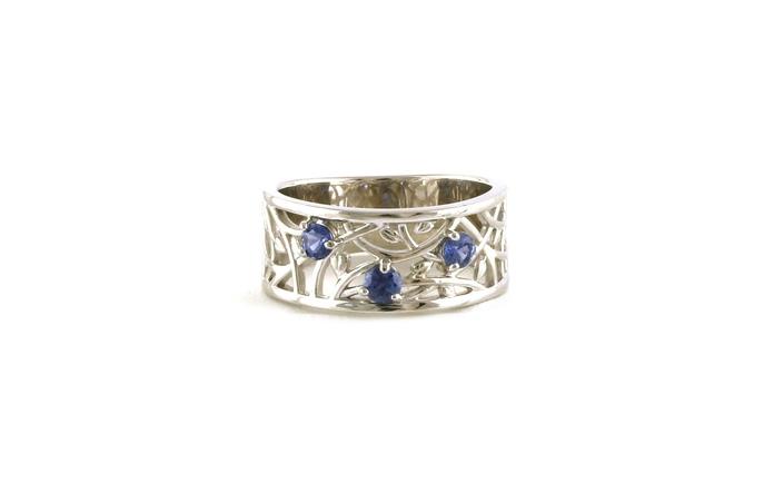content/products/Wide 3-Stone Montana Yogo Sapphire Vines Ring in White Gold (0.27cts TWT)