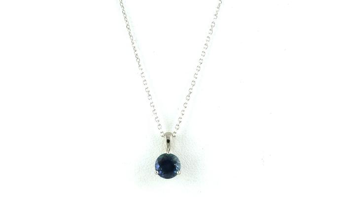 content/products/Solitaire-style Montana Sapphire Necklace in 3-Prong Mounting in White Gold (1.08cts)
