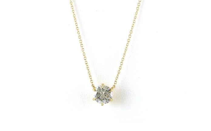 content/products/6-Prong Basket-set Solitaire Diamond Necklace in Yellow Gold (1.29cts)