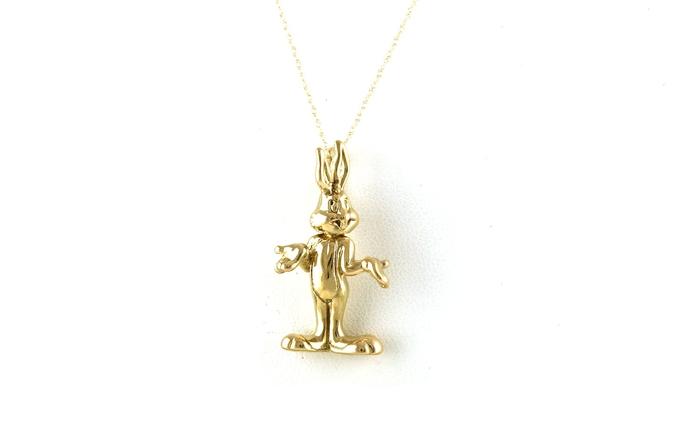 content/products/Estate Piece: Hollow Bugs Bunny Necklace in Yellow Gold