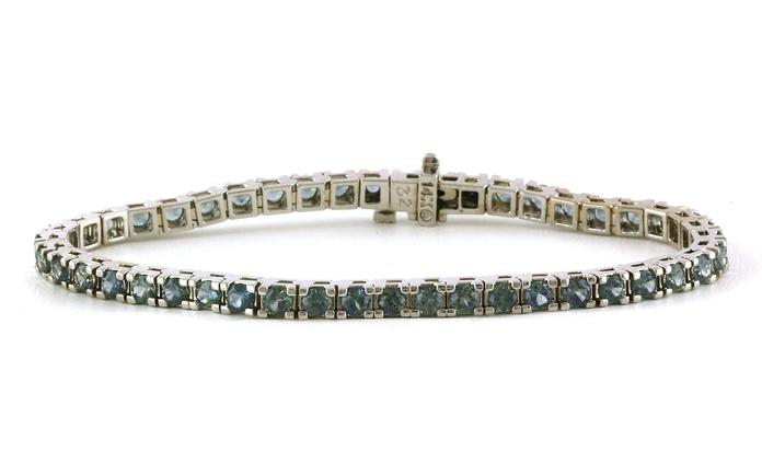 content/products/Montana Sapphire Tennis Bracelet in White Gold (5.93cts TWT)