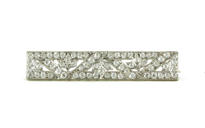 content/products/Estate Piece: Art Deco Bar Diamond Pin in Platinum (1.50cts TWT)