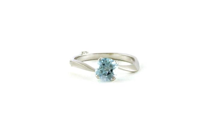 content/products/Blue Topaz Engagement Ring on White Gold (1.00cts TWT)