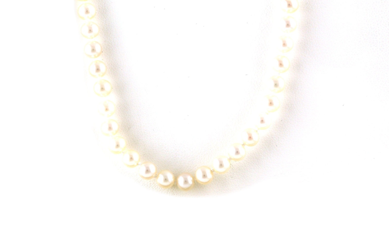 Fresh Water Pearl Necklace with Yellow Gold Clasp (4.5 - 5 mm)