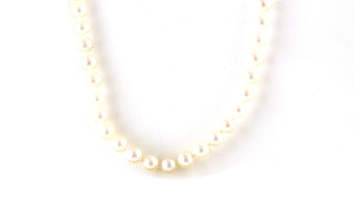 content/products/Fresh Water Pearl Necklace with Yellow Gold Clasp (4.5 - 5 mm)
