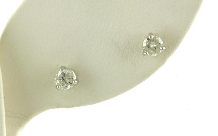 content/products/Diamond Stud Earrings in 3-Prong Martini Settings in White Gold (0.46cts TWT)
