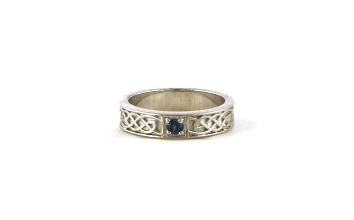 content/products/Solitaire Celtic Montana Sapphire Ring in Sterling Silver (0.12cts)