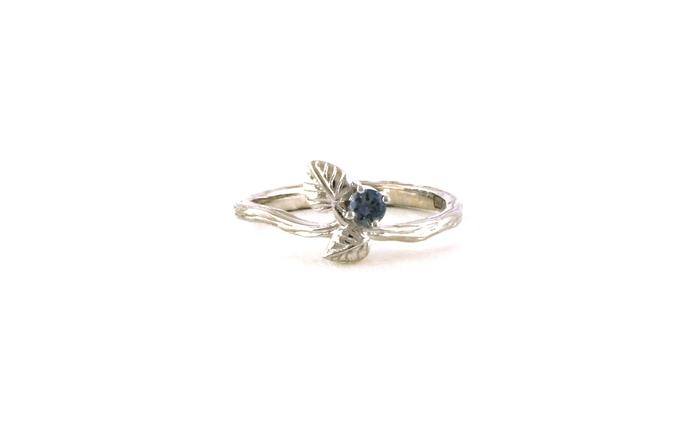 content/products/Solitaire Leaves and Branch Montana Sapphire Ring in Sterling Silver (0.12cts)