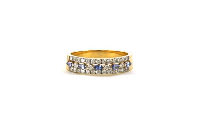 content/products/3-Row Pave Marquise-cut Montana Yogo Sapphire and Diamond Band in Yellow Gold (0.62cts TWT)