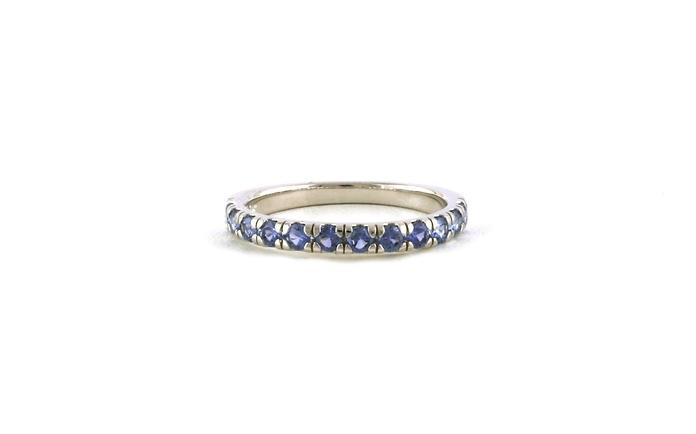 content/products/12-Stone French-set Montana Yogo Sapphire Band in White Gold (0.73cts TWT)