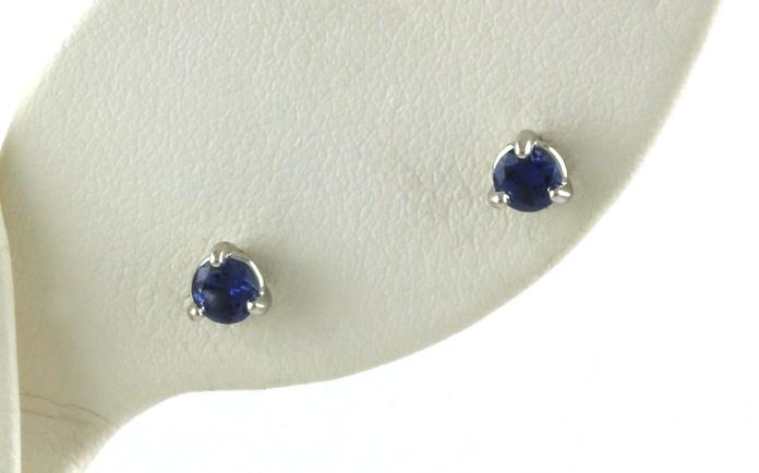 content/products/Montana Yogo Sapphire Stud Earrings in 3-Prong Martini Settings in White Gold (0.46cts TWT)