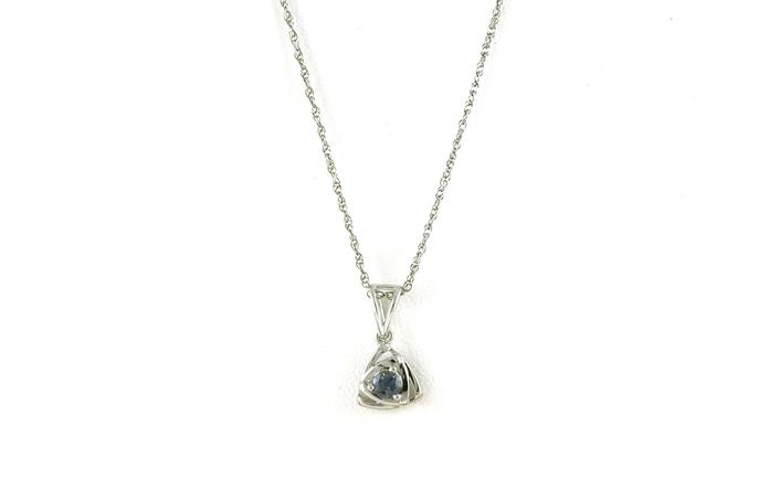 content/products/Triangle Drop Montana Sapphire Necklace in Sterling Silver (0.20cts)