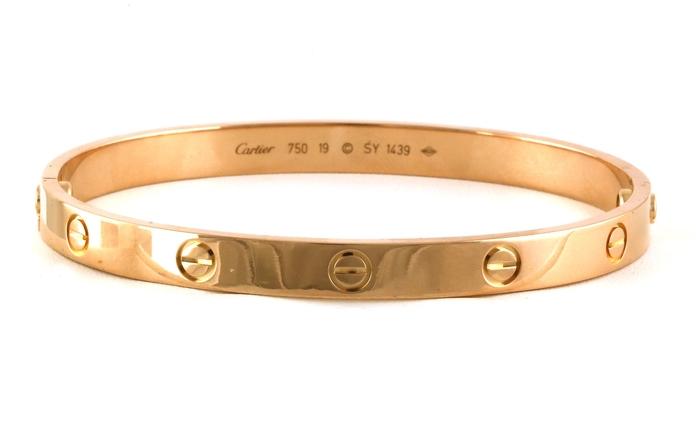 content/products/Estate Piece: Cartier Love Bangle Bracelet in Rose Gold