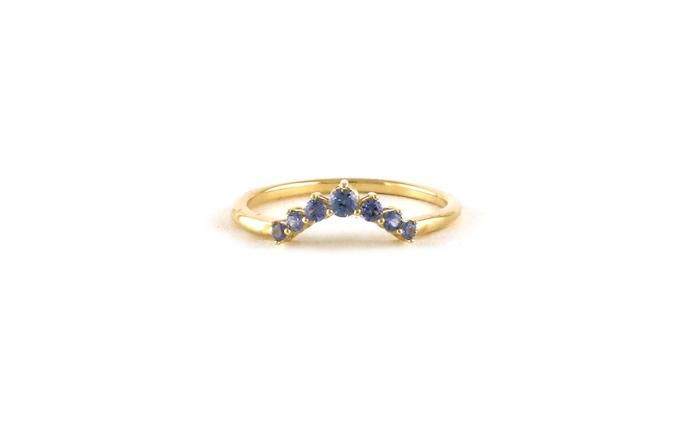 content/products/7-Stone Curved Montana Yogo Sapphire Tiara Ring in Yellow Gold (0.25cts TWT)