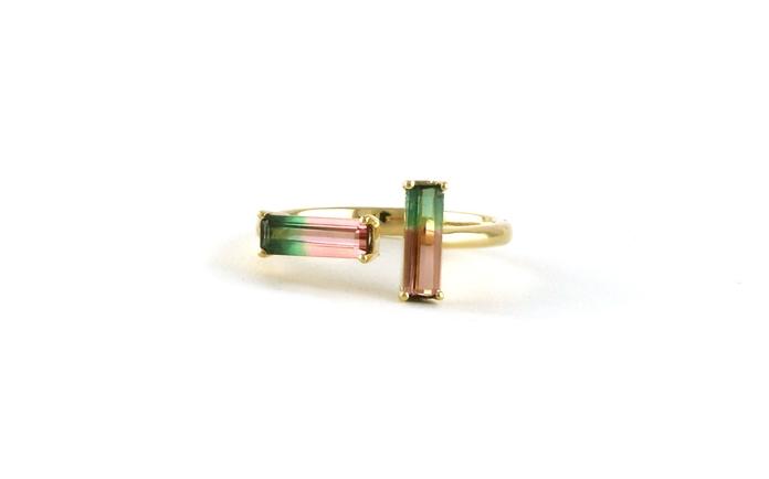 content/products/2-Stone Negative Space Watermelon Tourmaline Ring in Yellow Gold (1.25cts TWT)