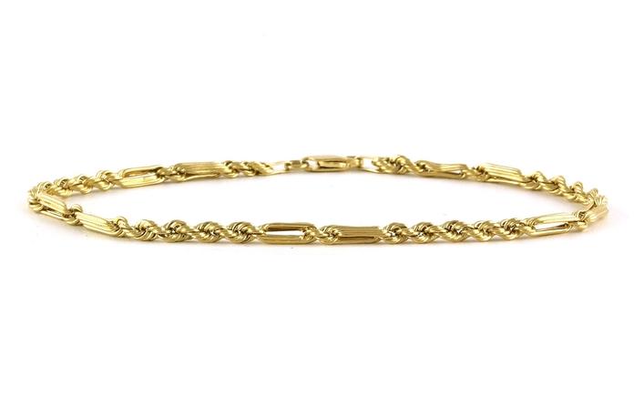 content/products/Estate Piece: Hollow Fancy Link Bracelet in Yellow Gold