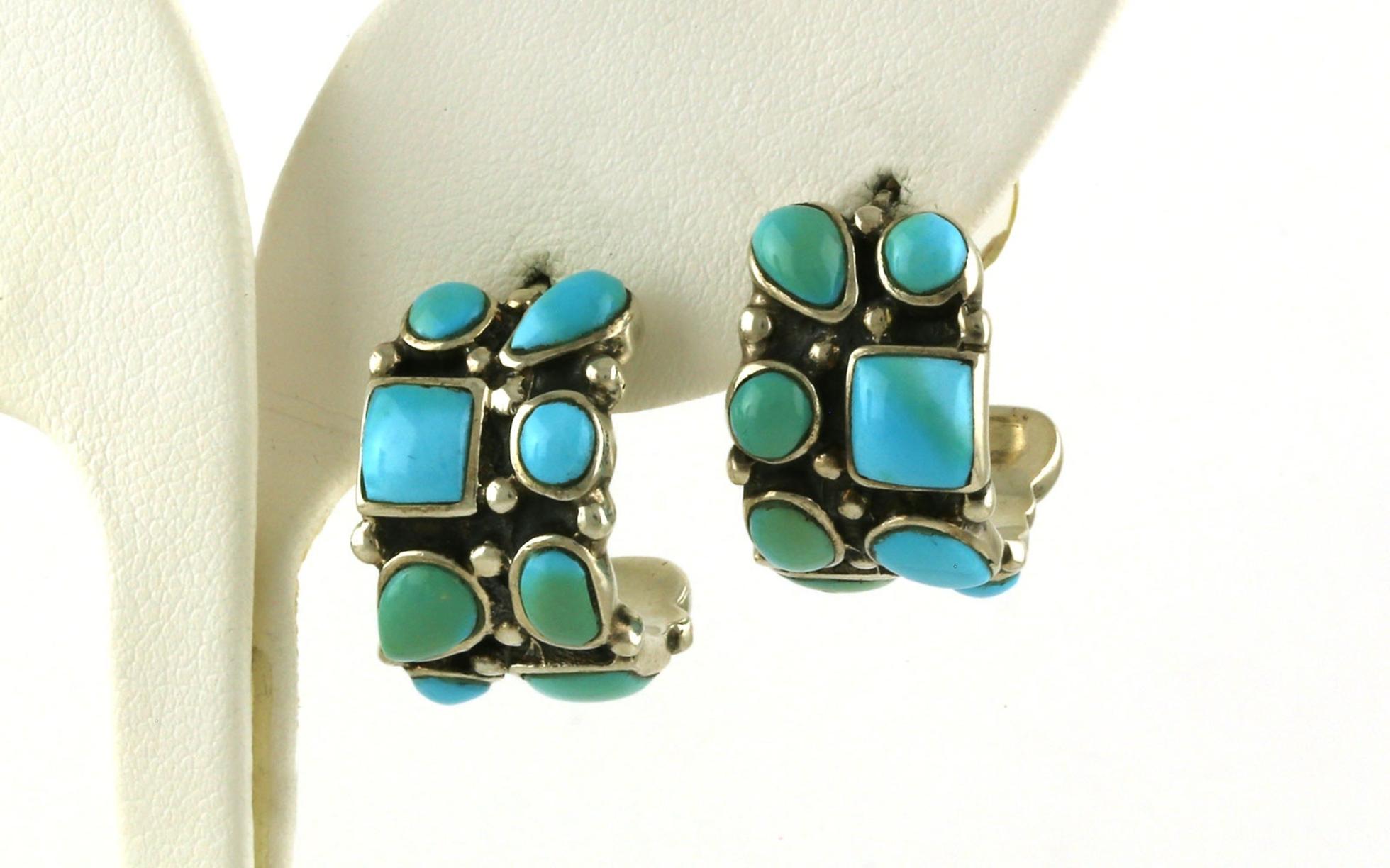 Estate Piece: Turquoise Hoops