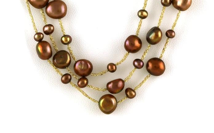 content/products/Estate Piece: Chocolate Pearl Necklace