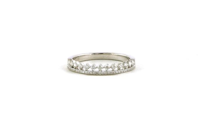 content/products/Two-Row Diamond Wedding Band in White Gold