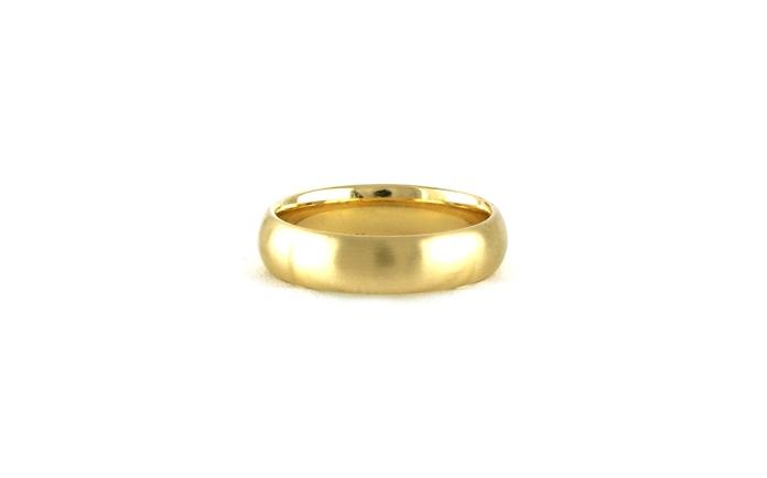 content/products/Estate Piece: Satin Finished Half Round Comfort Fit Men's Wedding Band in Yellow Gold